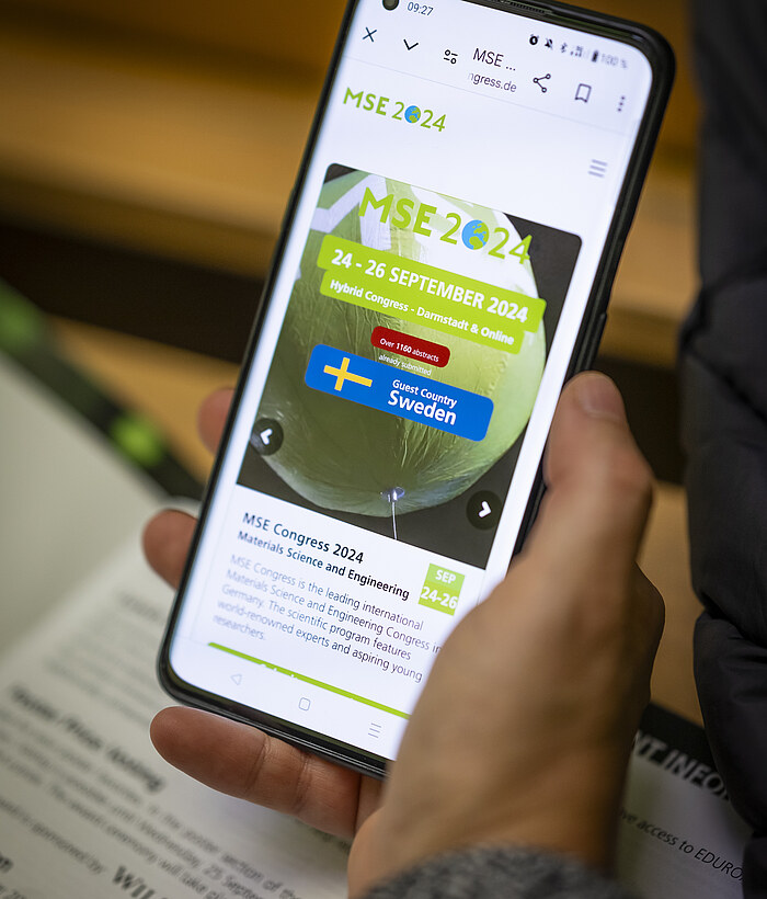 Mobiles Veranstaltungsprogramm in der DGM-Inventum Web-App