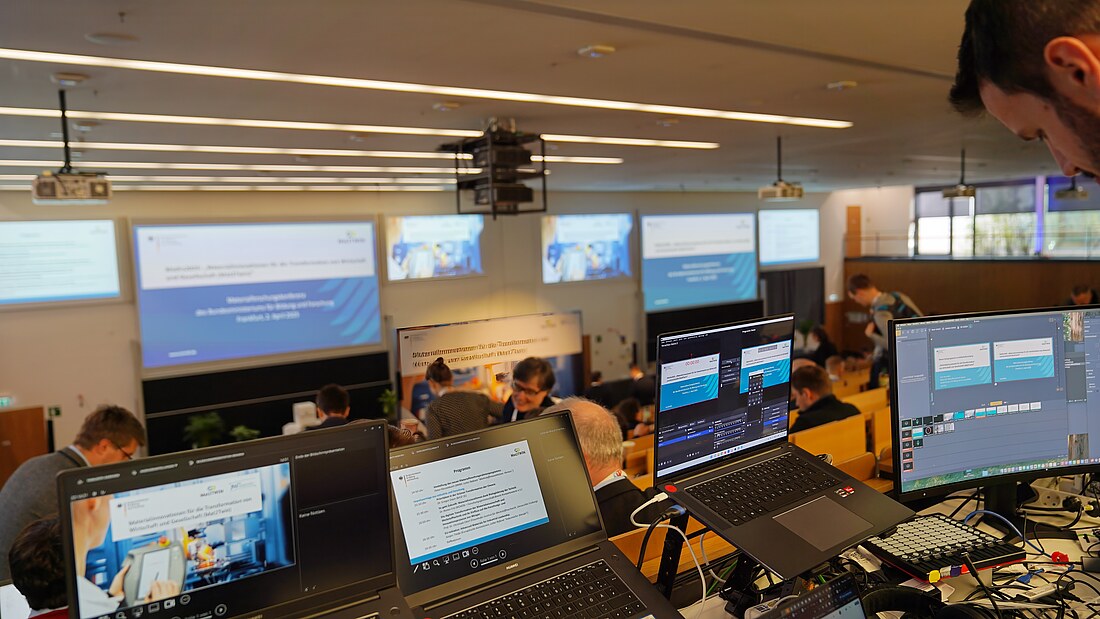 Impression aus dem Bereich Hybrid- & Online-Events