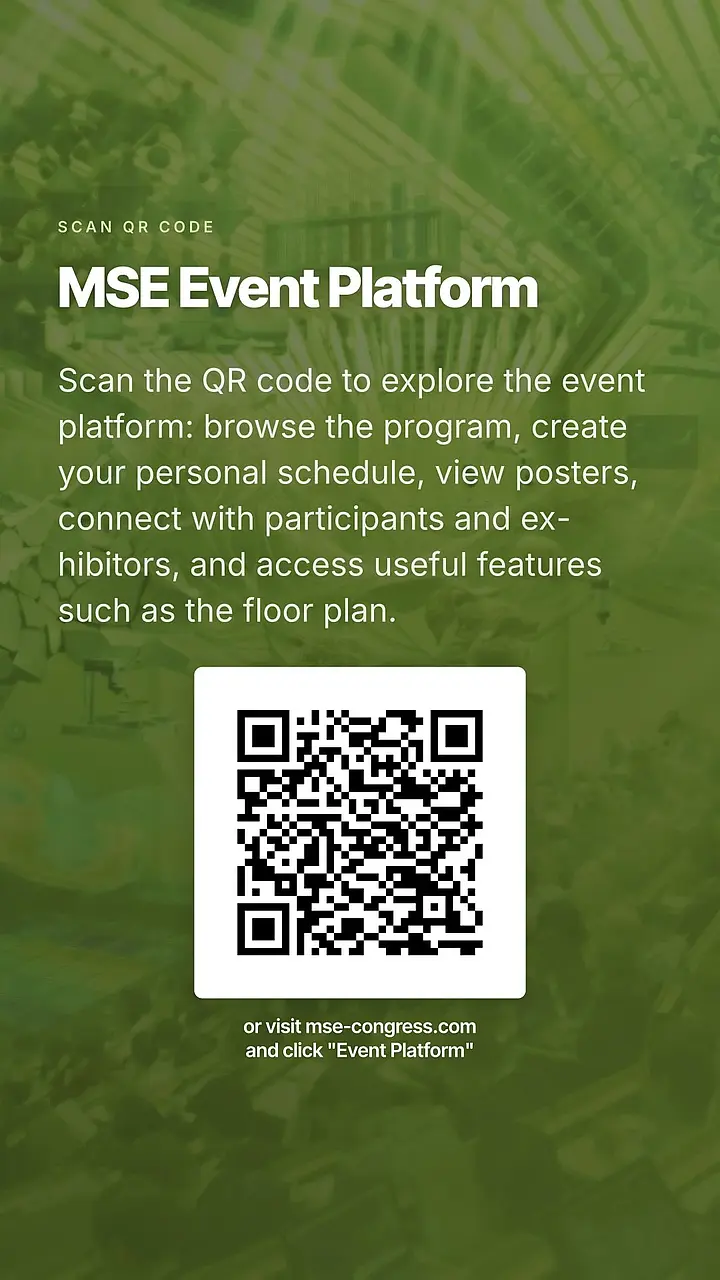 Dieselbe MSE-2026-Folie mit Plattform-QR-Code im Hochformat 9:16