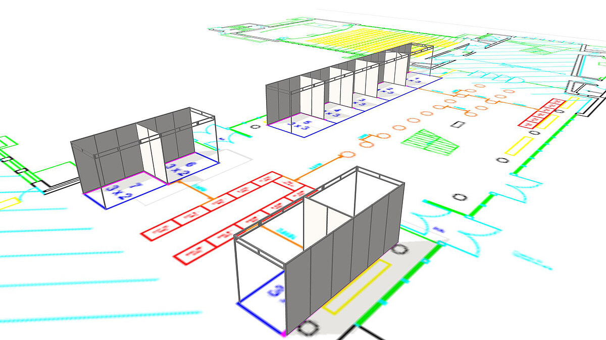 Space planning and booth allocation