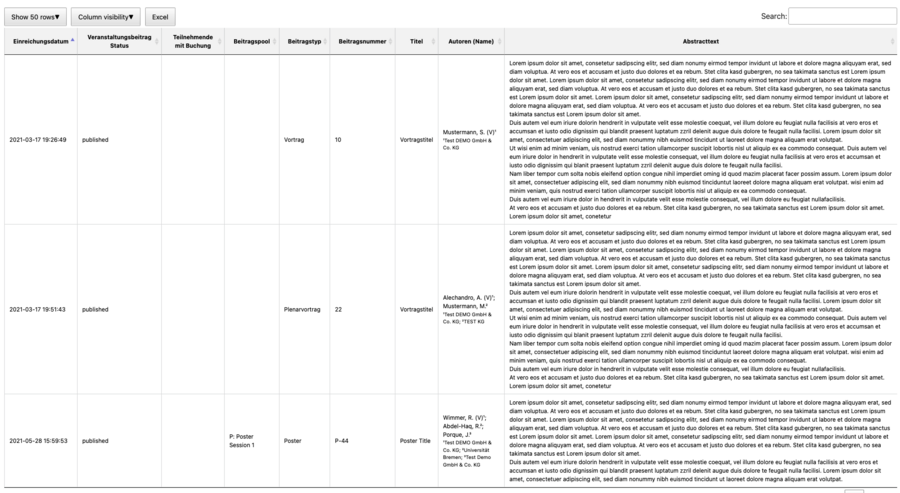 Bereitstellung eines Organisatoren-Dashboards