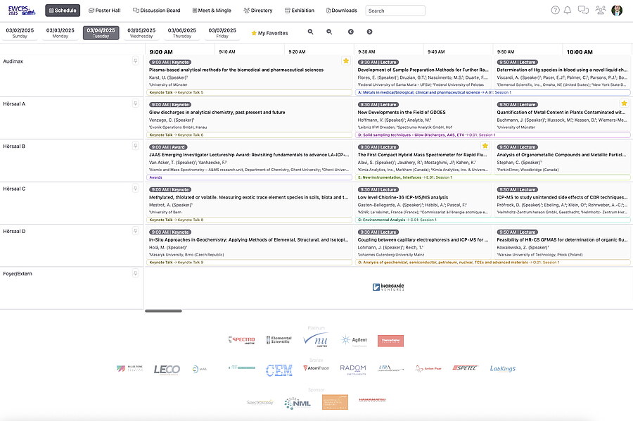 Eigenes Konferenzprogramm erstellen